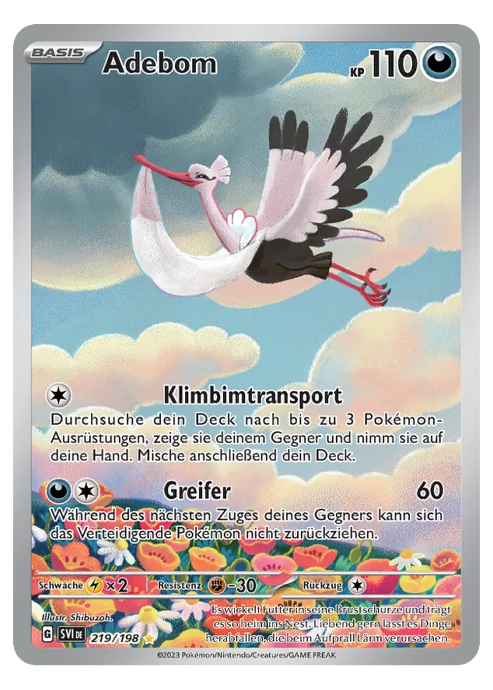 Adebom (SVI 219/198) - Karmesin & Purpur (SV): Karmesin und Purpur - Near Mint - Deutsch -tcgdex-de