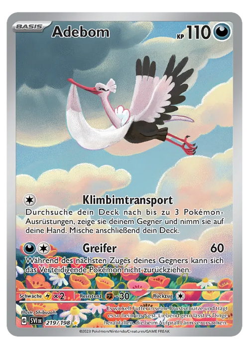 Adebom (SVI 219/198) - Karmesin & Purpur (SV): Karmesin und Purpur - Near Mint - Deutsch -tcgdex-de
