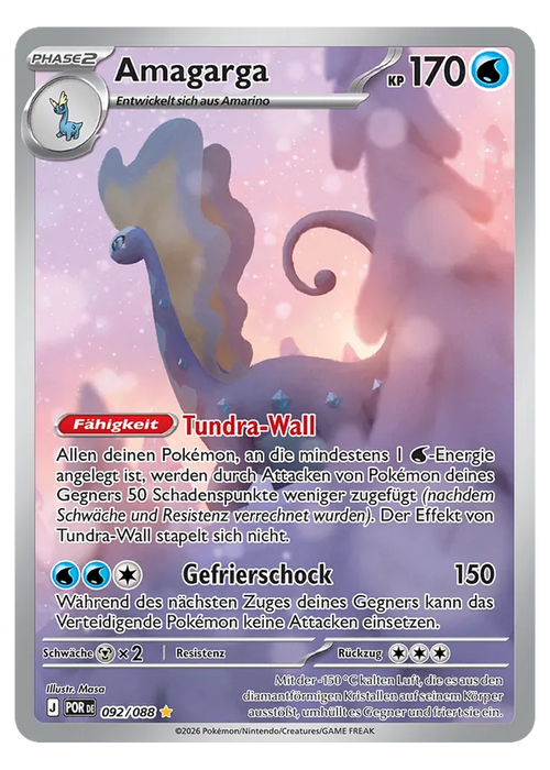 Amagarga (POR 092/88) - Mega-Entwicklung (ME): Optimale Ordnung - Near Mint - Deutsch -tcgdex-de