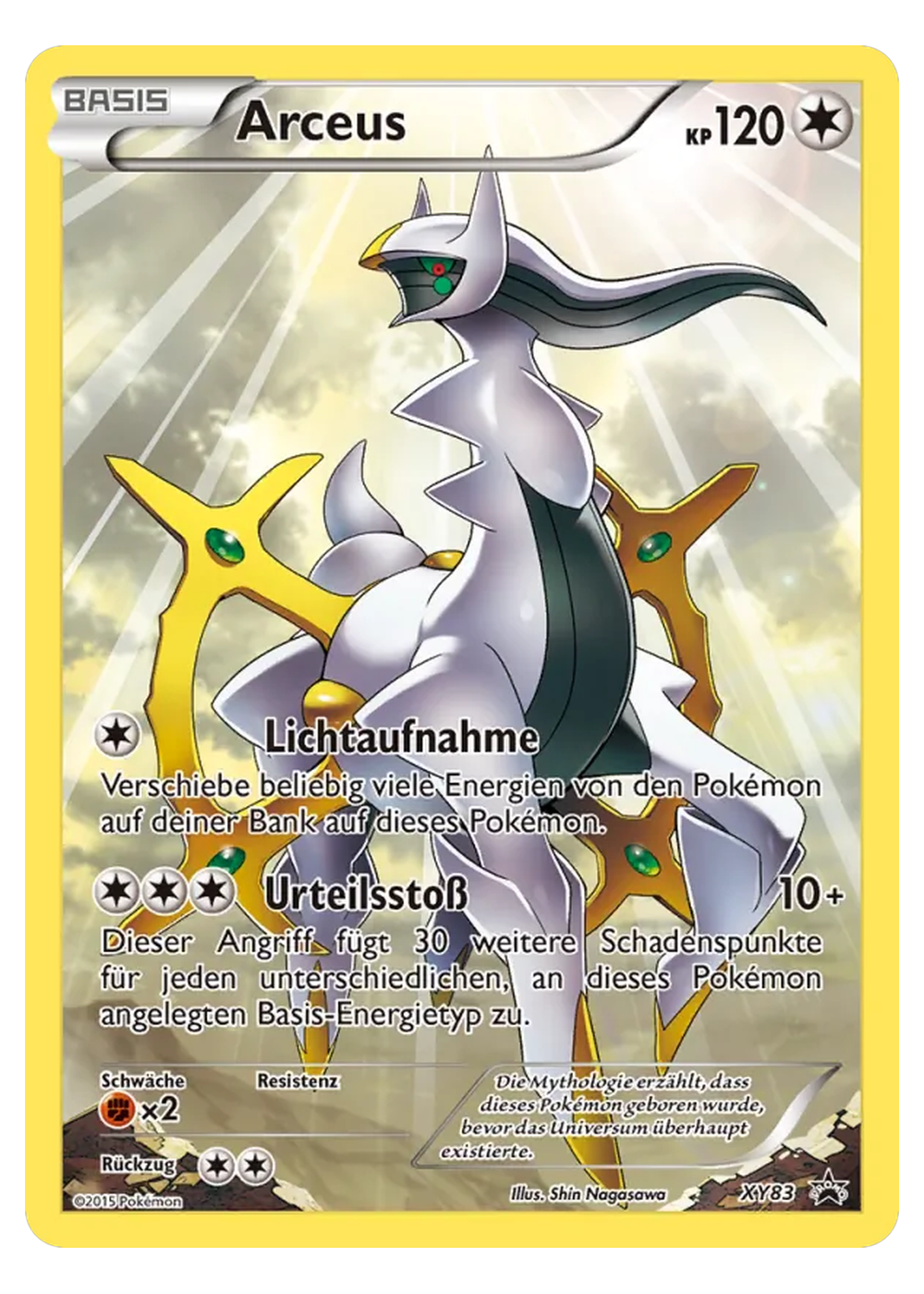 Arceus (XYPR 83) XY Black Star Promos - XY - Near Mint - Deutsch -tcgdex-de