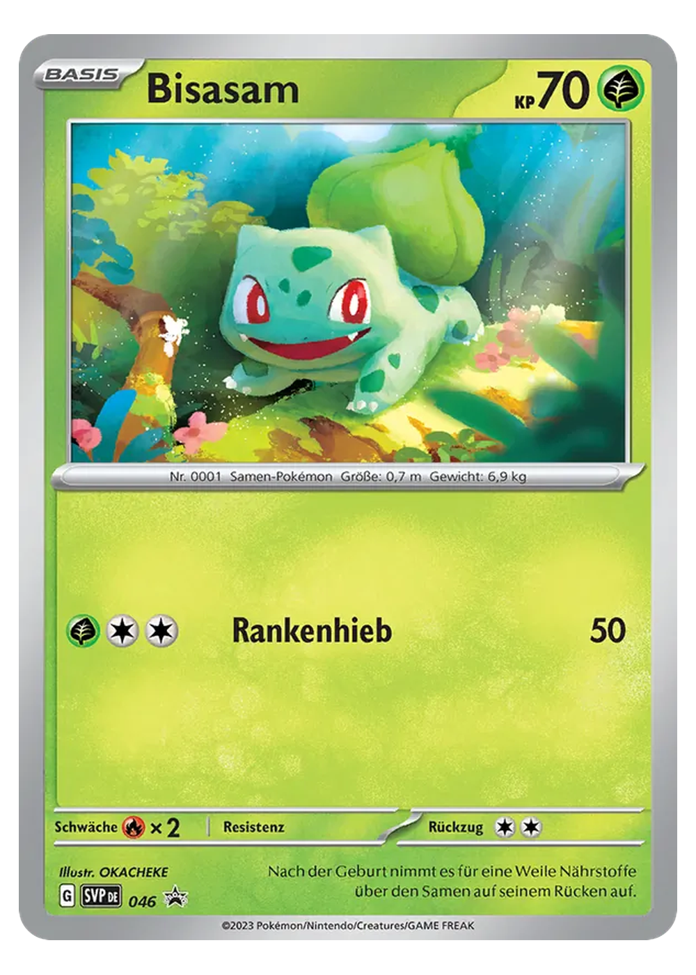 Bisasam (SVP 046) SV Black Star Promos - Karmesin & Purpur - Near Mint - Deutsch -tcgdex-de