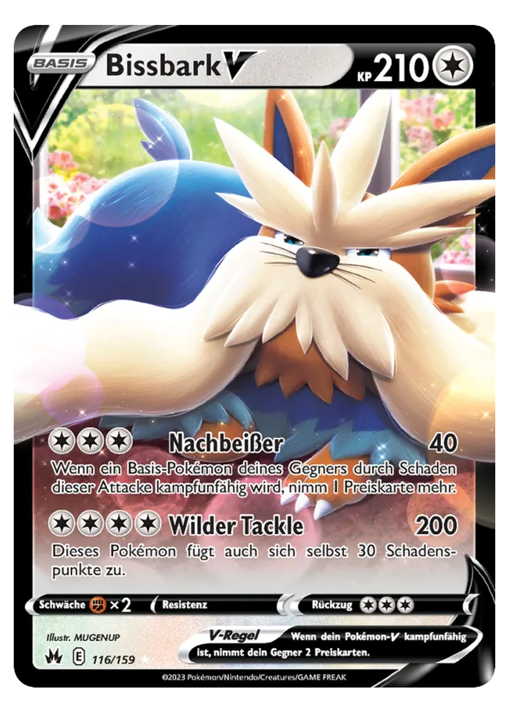 Bissbark V (CRZ 116/159) - Schwert & Schild (SWSH): Zenit der Könige - Near Mint - Deutsch -tcgdex-de