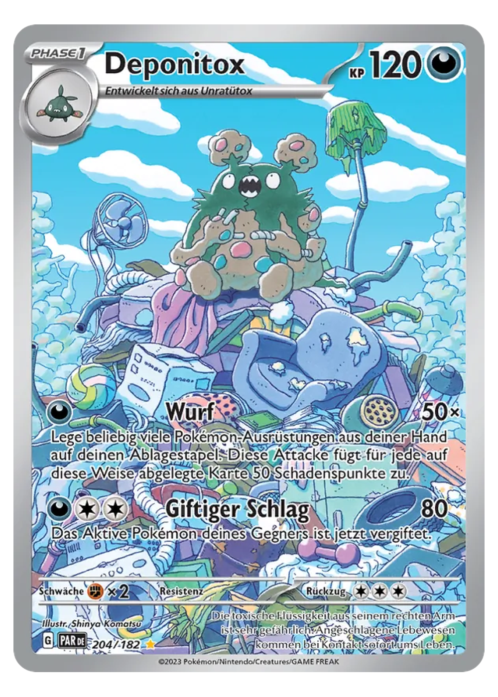 Deponitox (PAR 204/182) - Karmesin & Purpur (SV): Paradoxrift - Near Mint - Deutsch -tcgdex-de