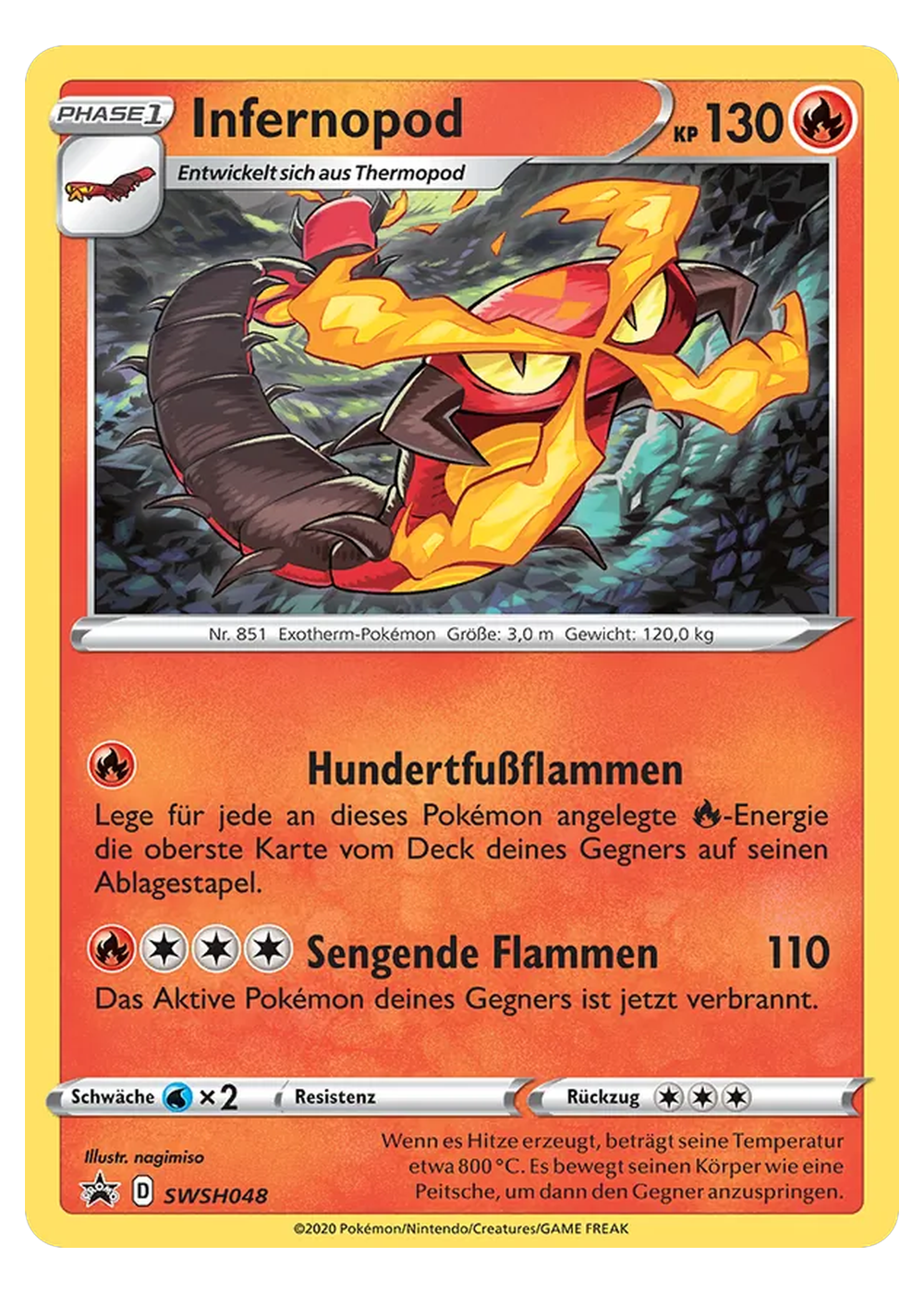 Infernopod (SWSH 048) SWSH Black Star Promos - Schwert & Schild - Near Mint - Deutsch -tcgdex-de
