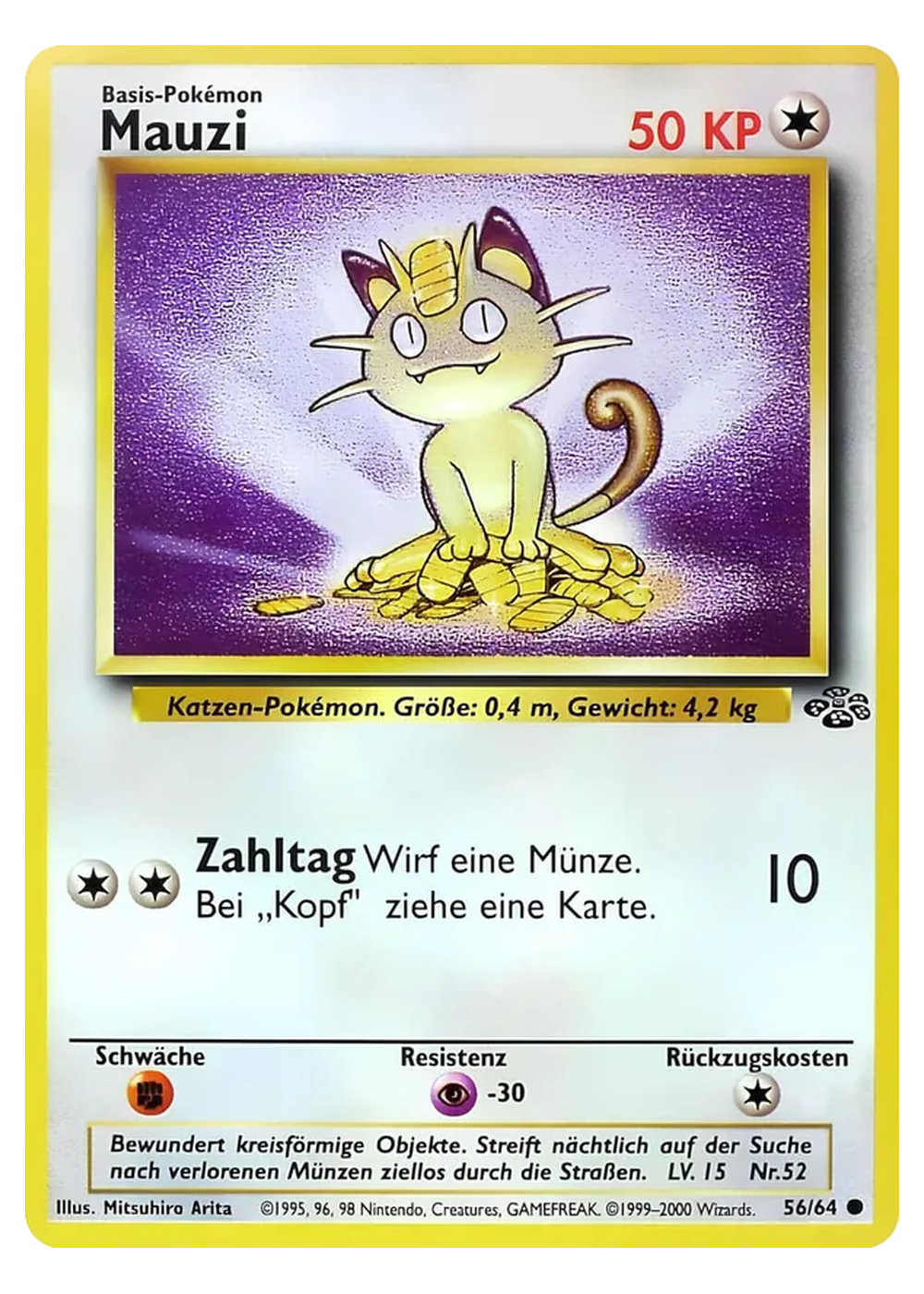 Mauzi (JU 56/64) - Grund (BASE): Dschungel - Excellent - Deutsch -tcgdex-de