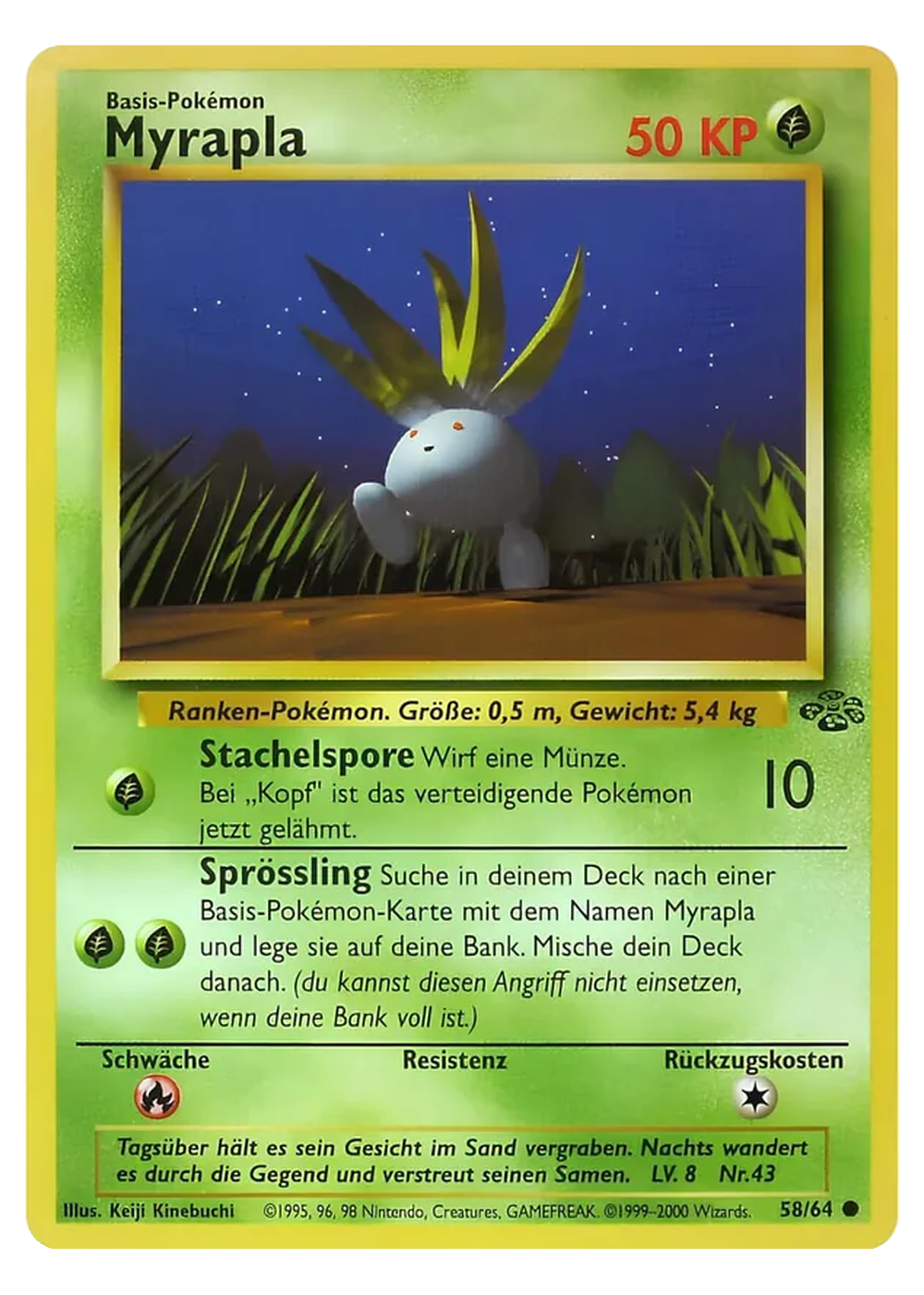Myrapla (JU 58/64) - Grund (BASE): Dschungel - Good - Deutsch -tcgdex-de