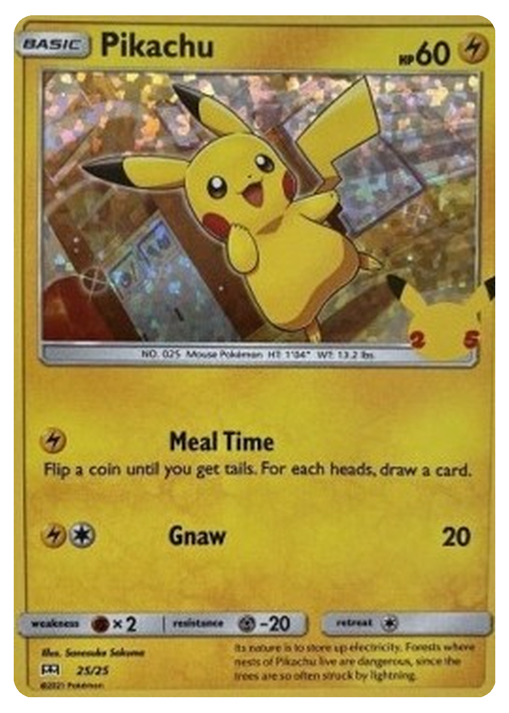 Pikachu (MCD25 25) McDonald's Collection 25th Anniversary - Near Mint - Deutsch -vault-de