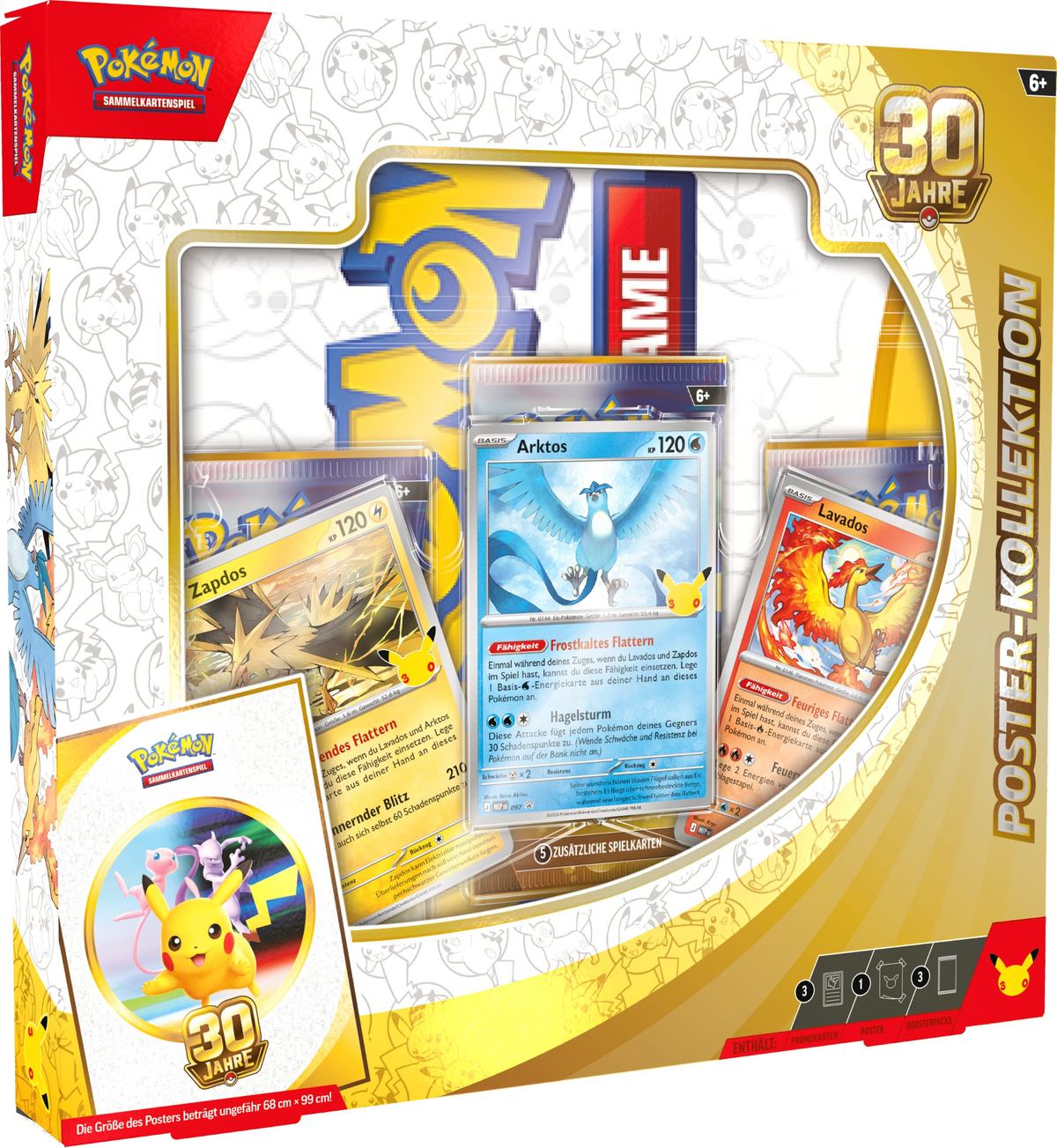 Pokemon 30 Jahre Poster Collection Deutsch