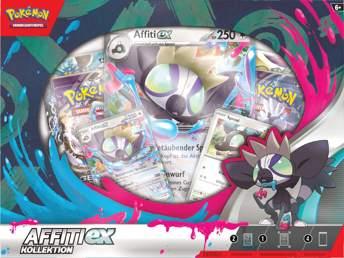 Pokemon Affiti ex Box Deutsch