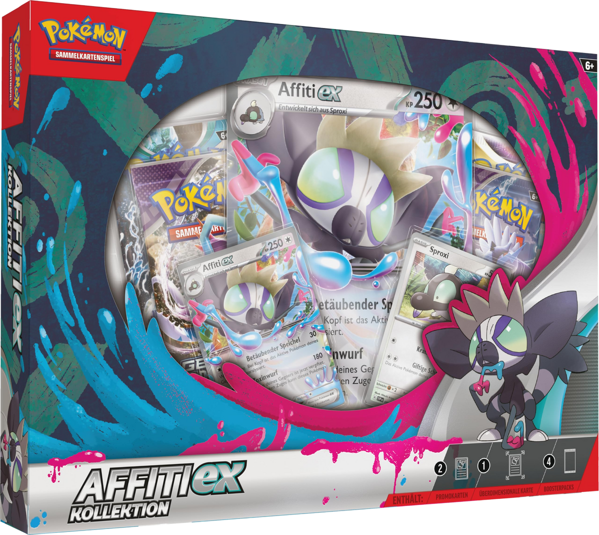 Pokemon Affiti ex Box Deutsch