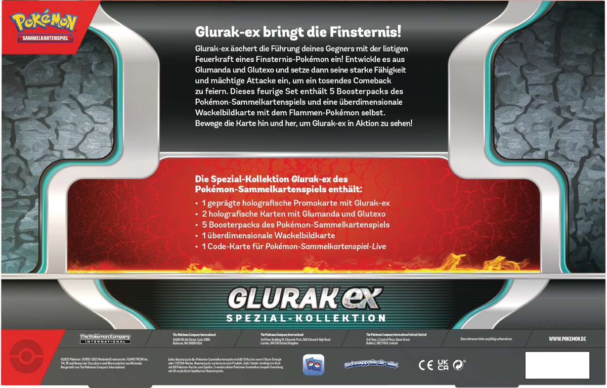 Pokemon Glurak ex Special Kollektion Deutsch