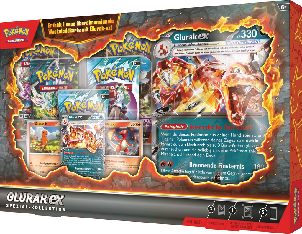 Pokemon Glurak ex Special Kollektion Deutsch