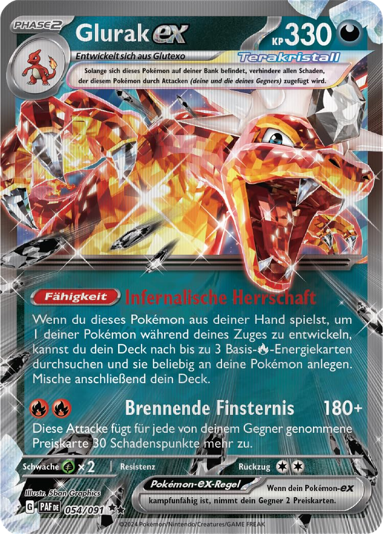 Pokemon Glurak ex Special Kollektion Deutsch