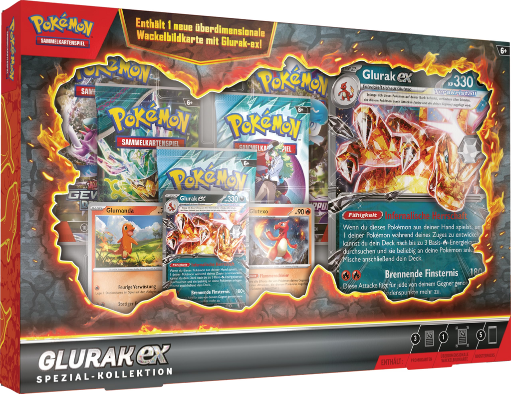 Pokemon Glurak ex Special Kollektion Deutsch