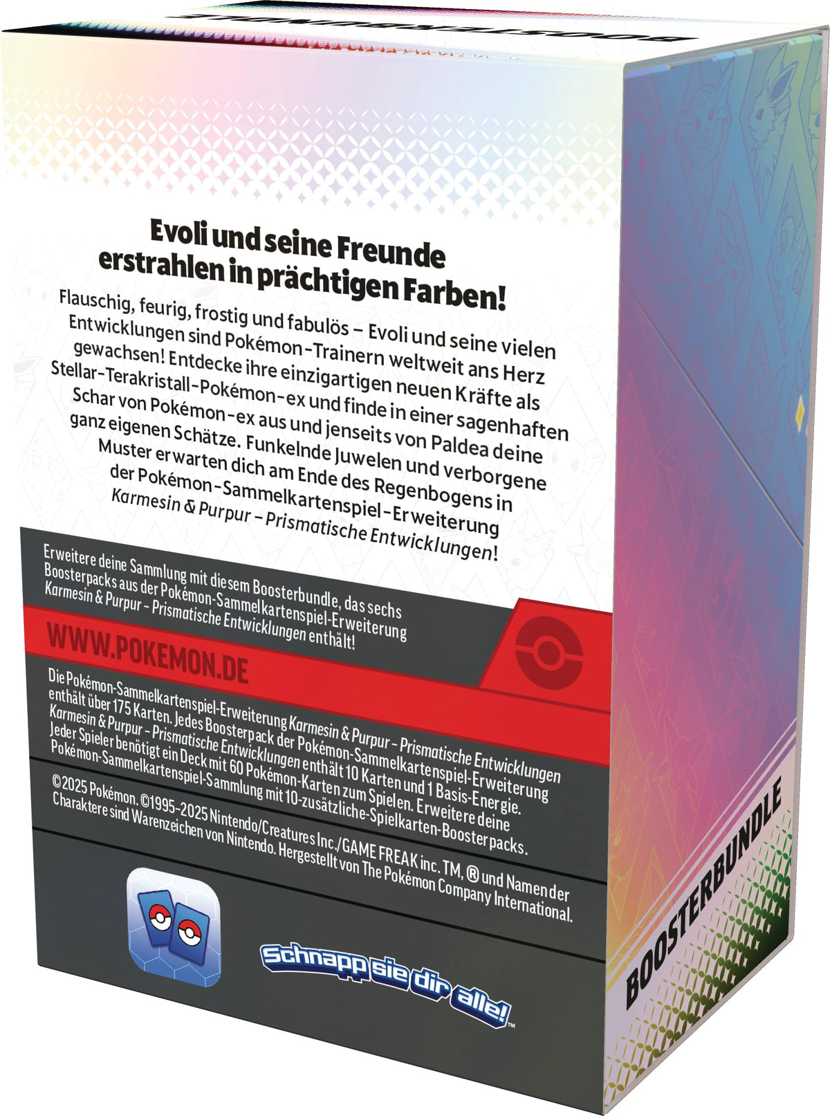 Pokemon Karmesin & Purpur 08.5: Prismatische Entwicklungen Boosterbundle Deutsch