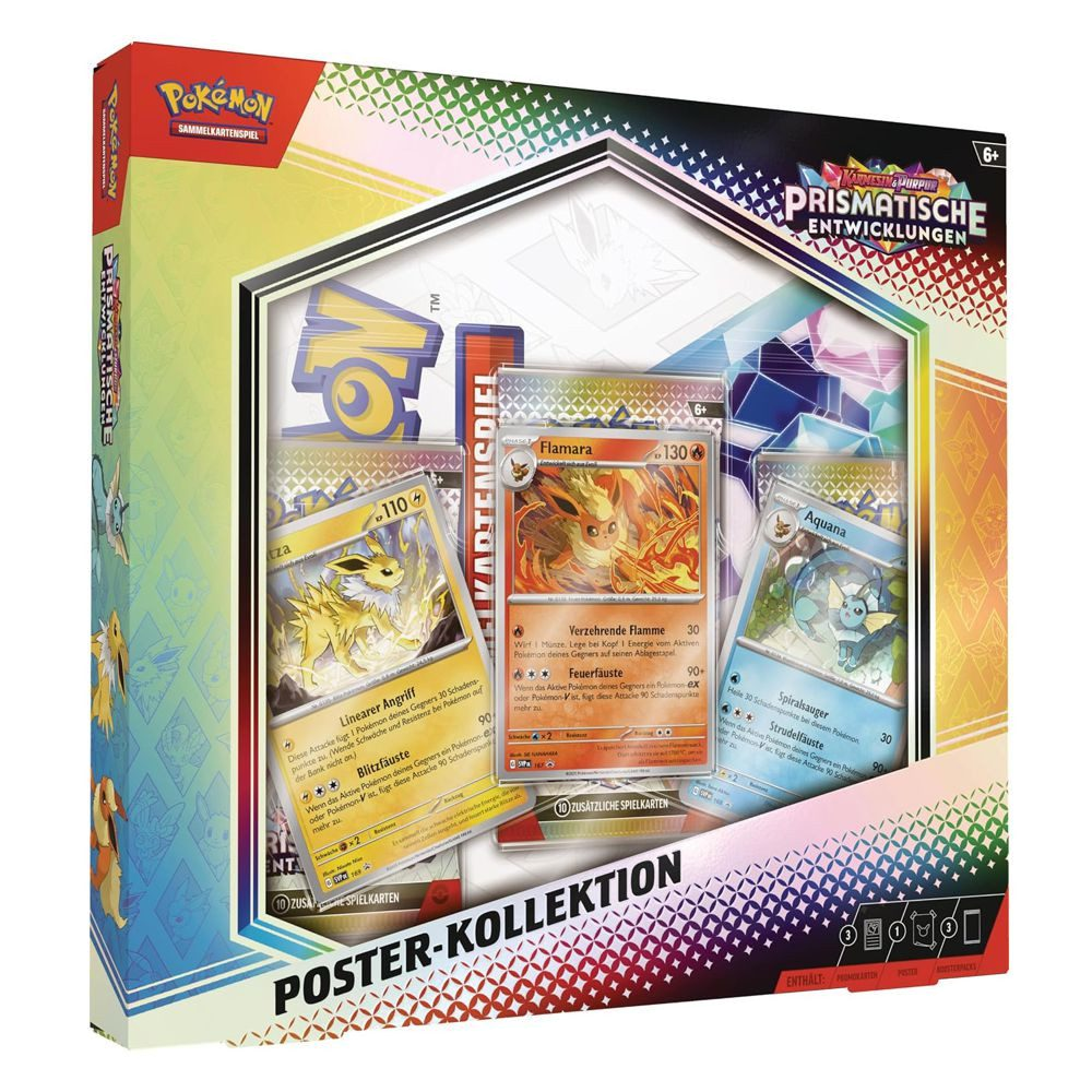 Pokemon Karmesin & Purpur 08.5: Prismatische Entwicklungen Poster Collection Deutsch
