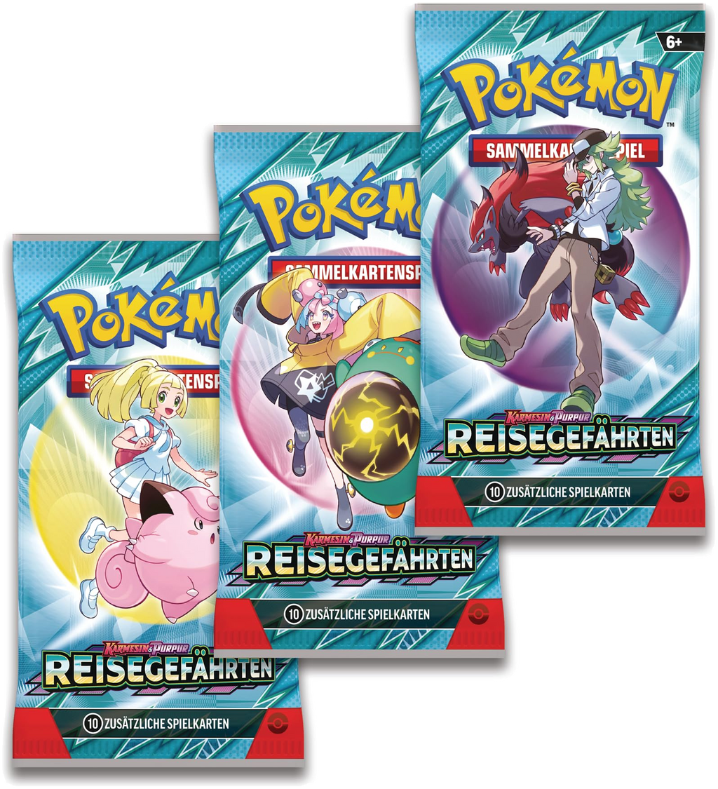 Pokemon Karmesin & Purpur 09: Reisegefährten Irokex 3-Pack Blister Deutsch