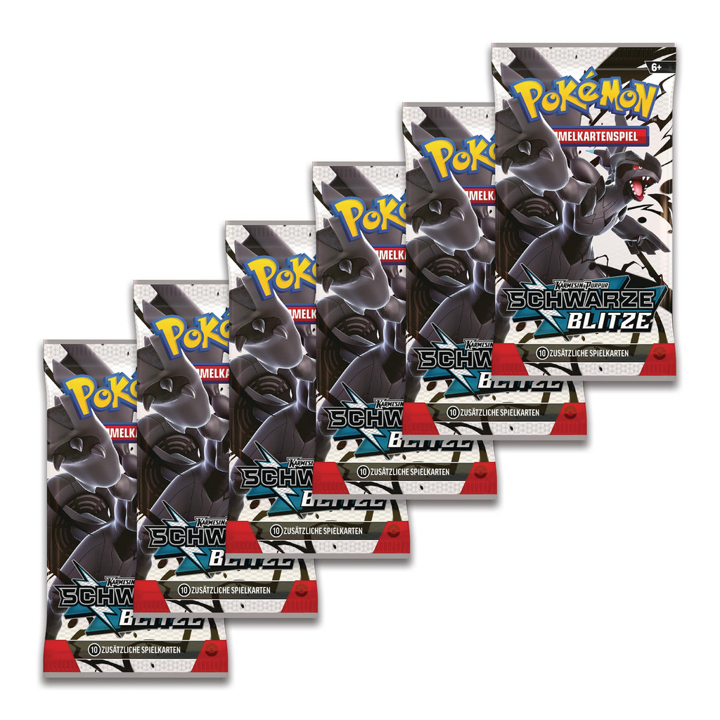 Pokemon Karmesin & Purpur: Schwarze Blitze Boosterbundle Deutsch