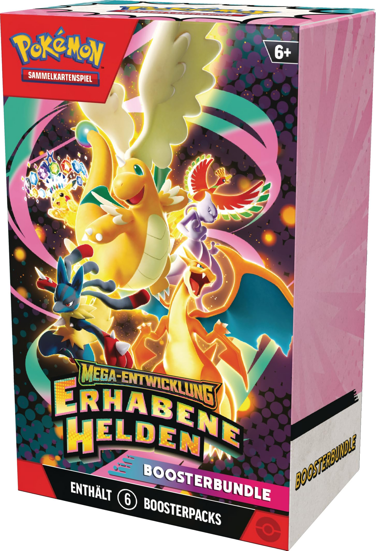 Pokemon Mega-Entwicklung 02.5: Erhabene Helden Boosterbundle Deutsch - Differenzbesteuert