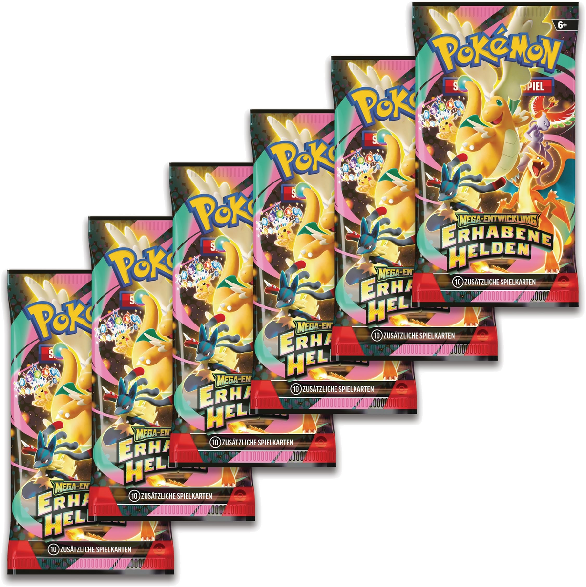 Pokemon Mega-Entwicklung 02.5: Erhabene Helden Boosterbundle Deutsch - Differenzbesteuert