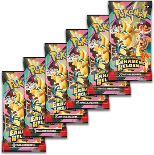 Pokemon Mega-Entwicklung 02.5: Erhabene Helden Boosterbundle Deutsch - Differenzbesteuert