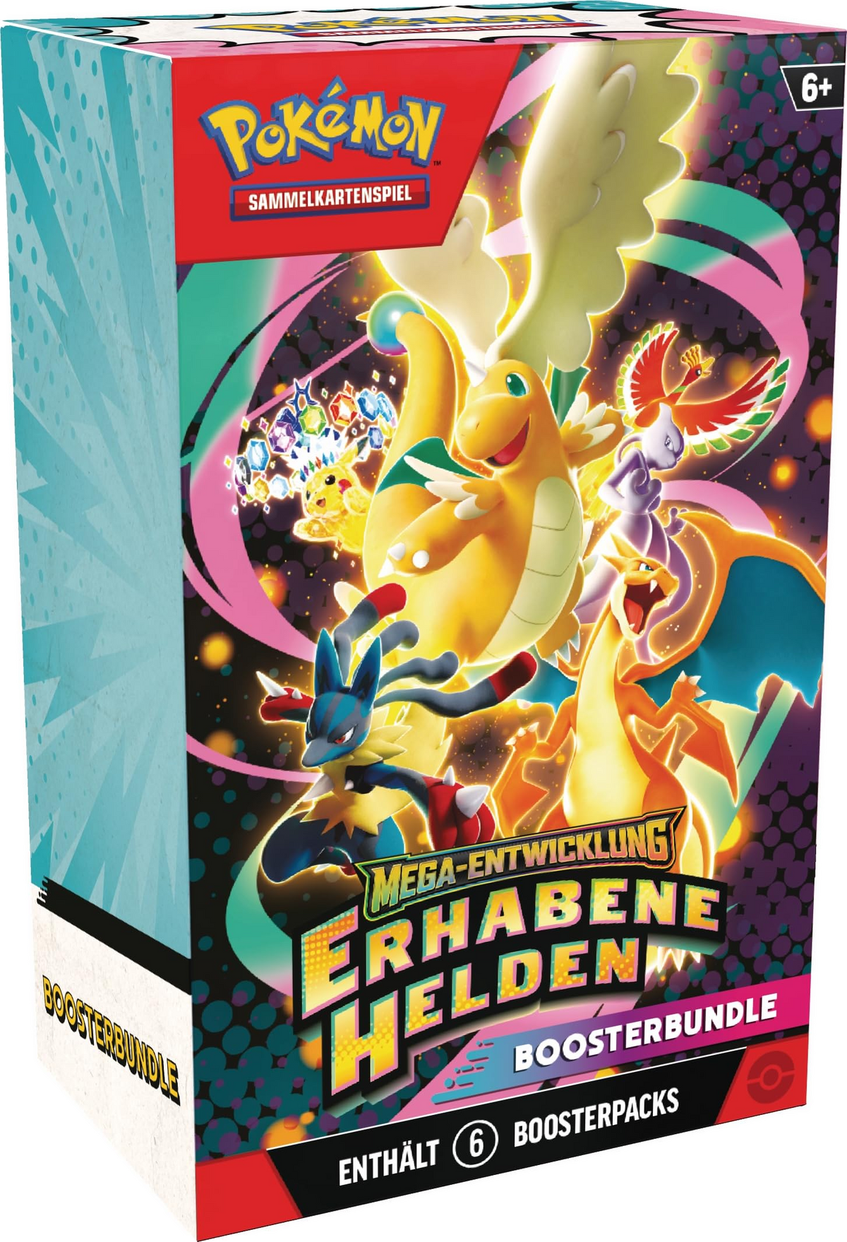 Pokemon Mega-Entwicklung 02.5: Erhabene Helden Boosterbundle Deutsch - Differenzbesteuert