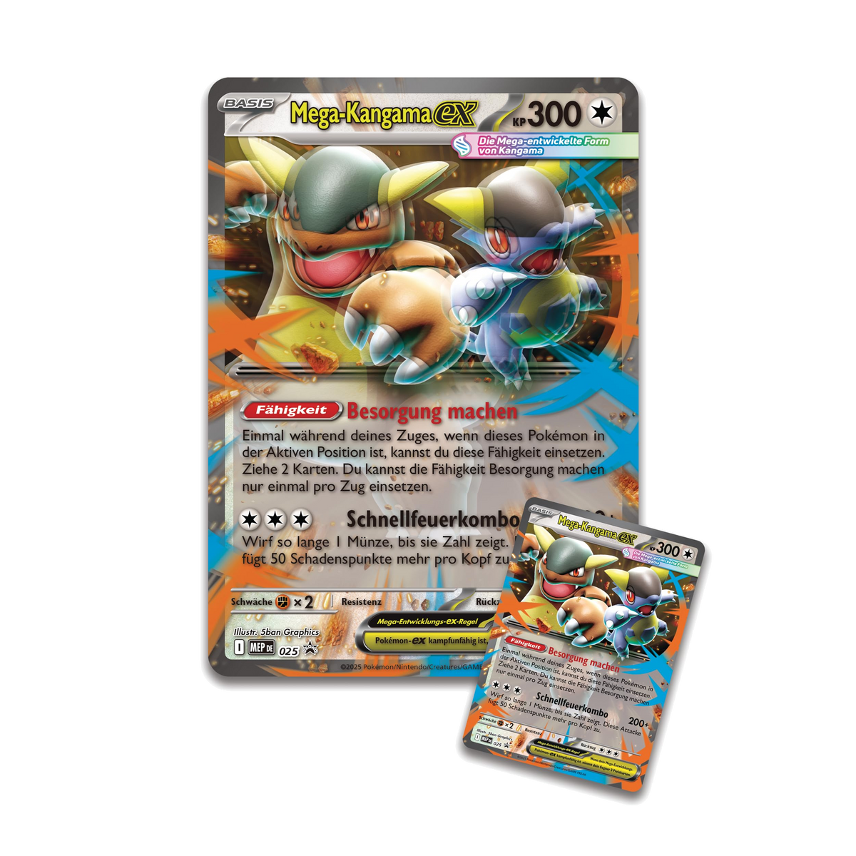 Pokemon Mega Kangama ex Box Deutsch