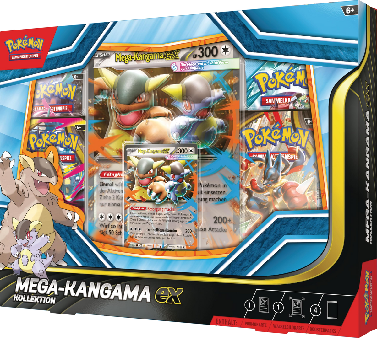 Pokemon Mega Kangama ex Box Deutsch
