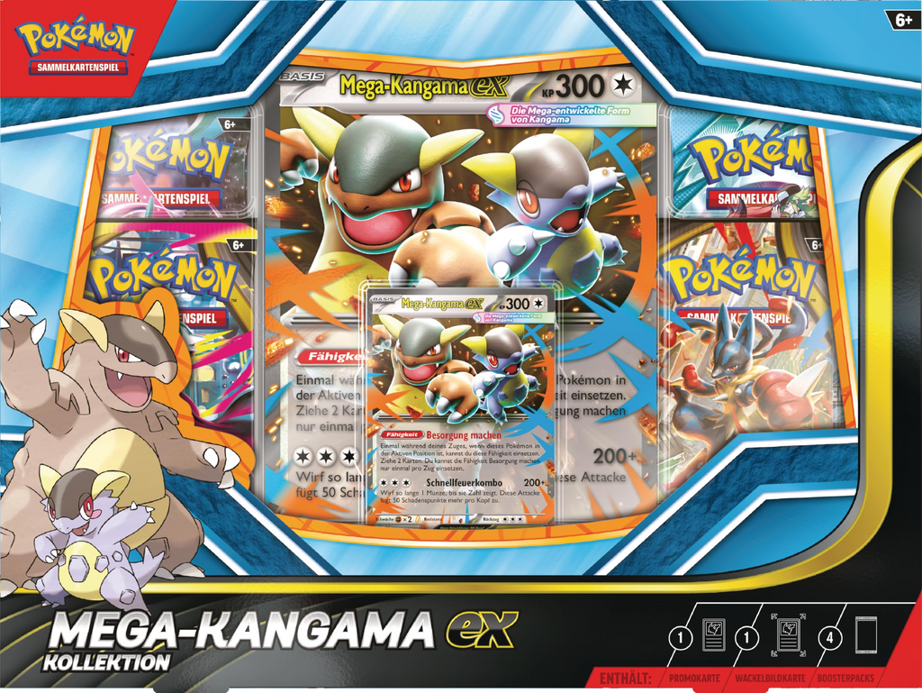 Pokemon Mega Kangama ex Box Deutsch