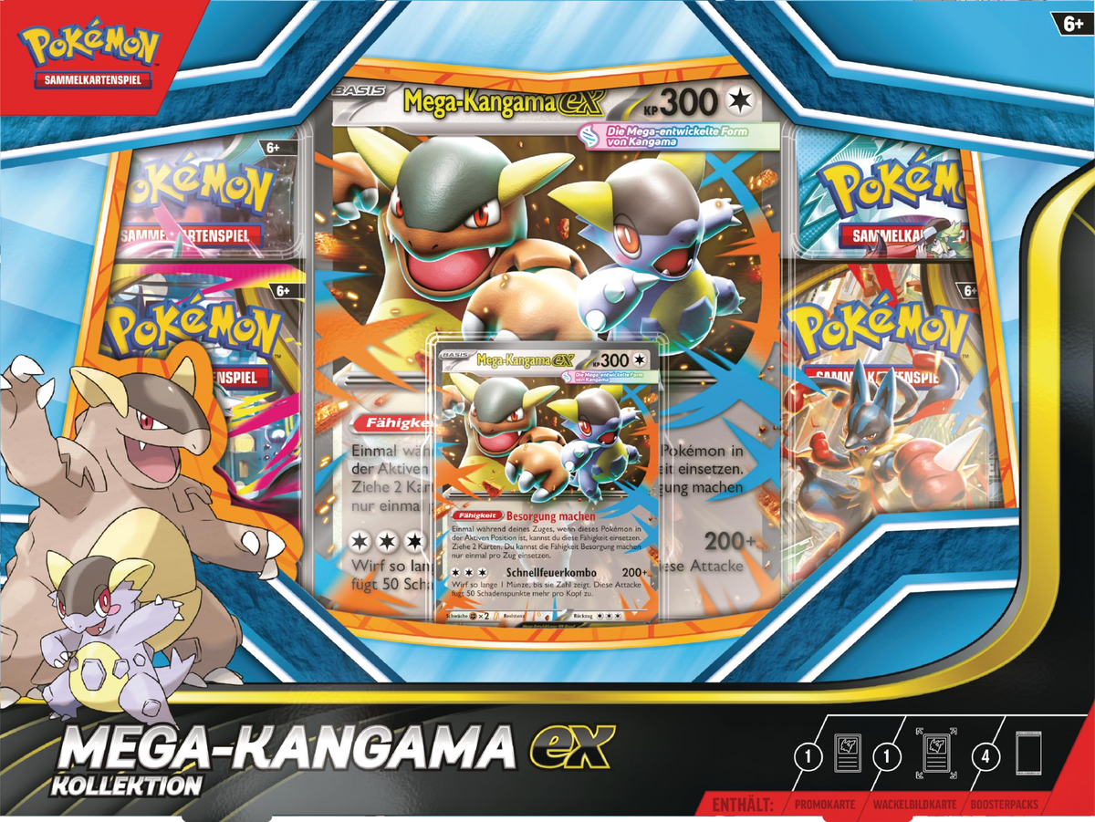 Pokemon Mega Kangama ex Box Deutsch