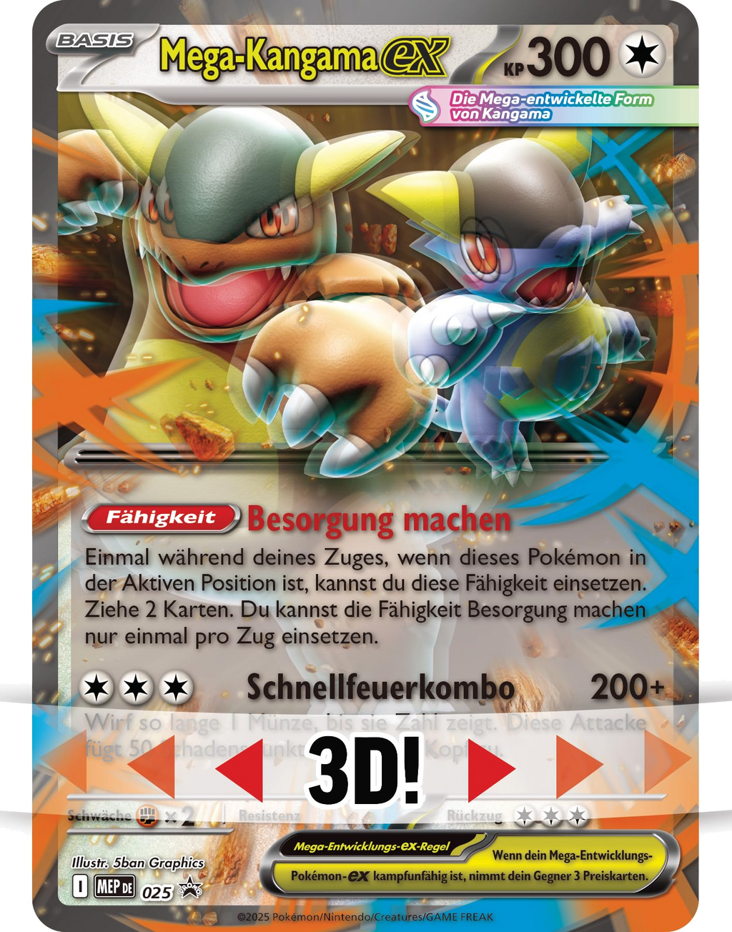 Pokemon Mega Kangama ex Box Deutsch