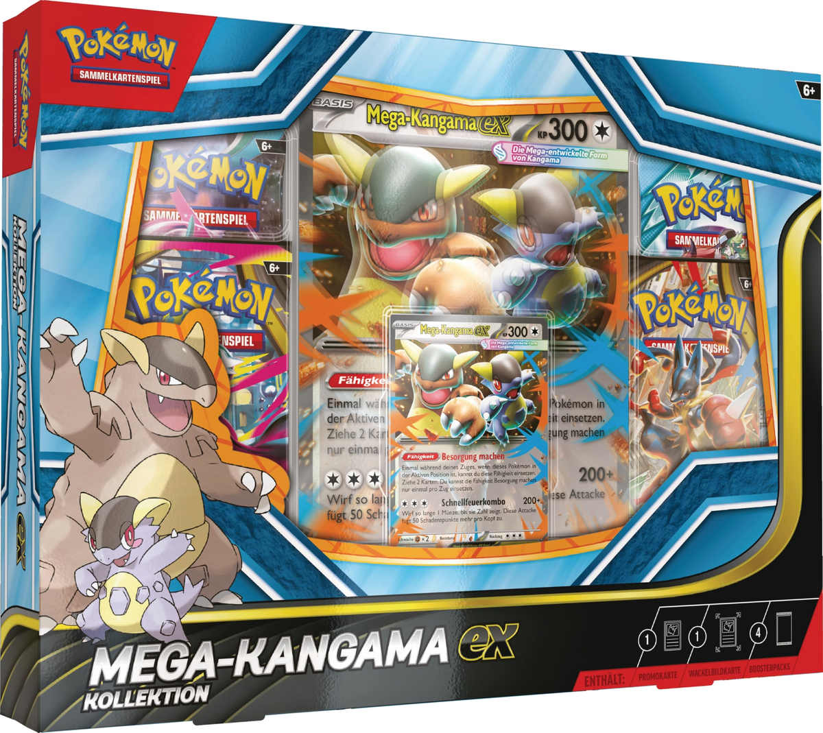 Pokemon Mega Kangama ex Box Deutsch
