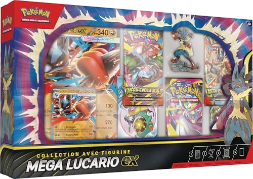 Pokemon Mega Lucario ex Figure Collection Deutsch