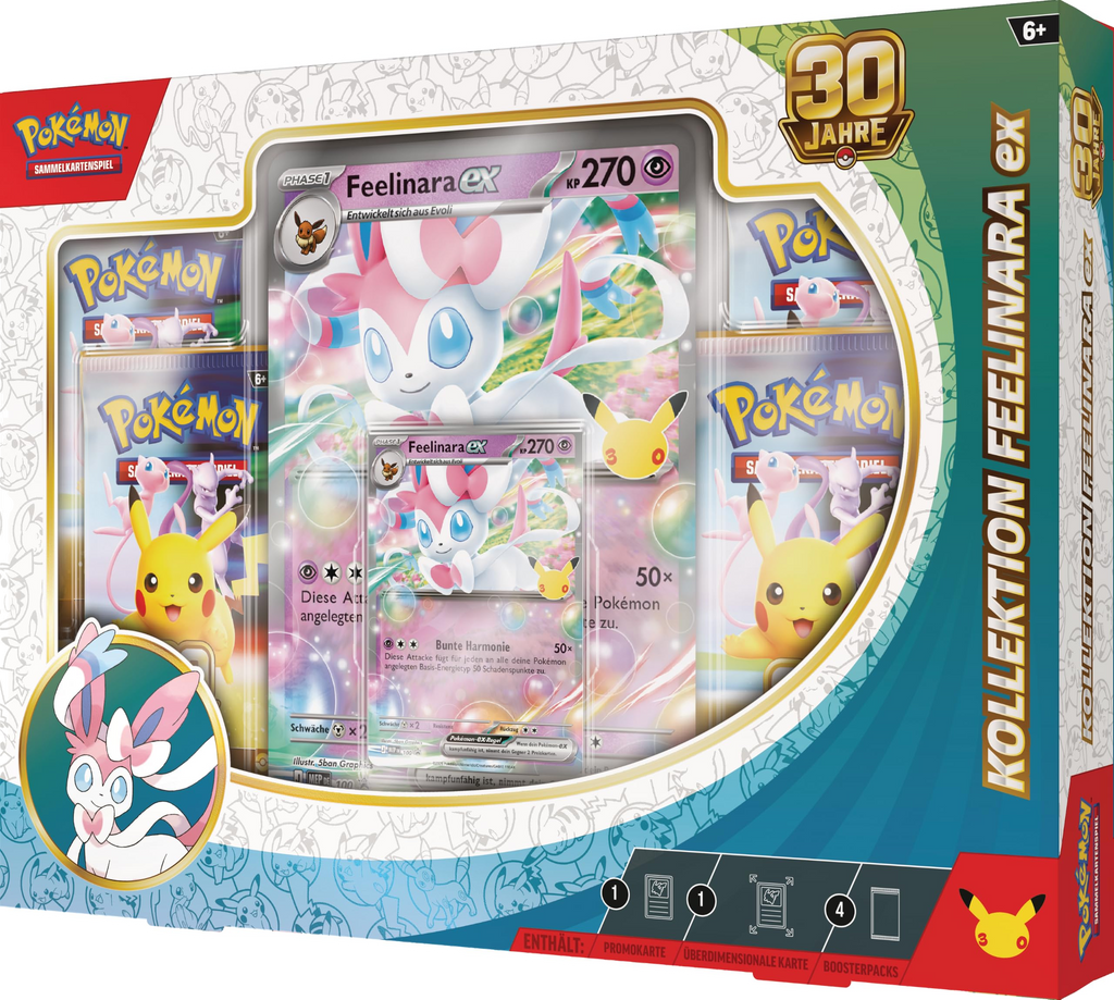 Pokemon Pokémon-Sammelkartenspiel: Kollektion 30 Jahre: Feelinara-ex Deutsch