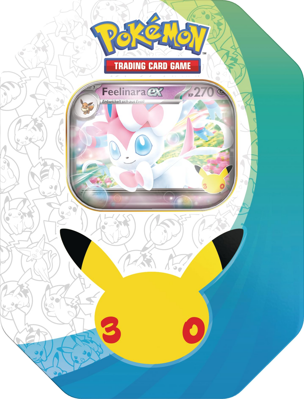 Pokemon Pokémon-Sammelkartenspiel: Tin-Box 30 Jahre: Feelinara-ex Deutsch