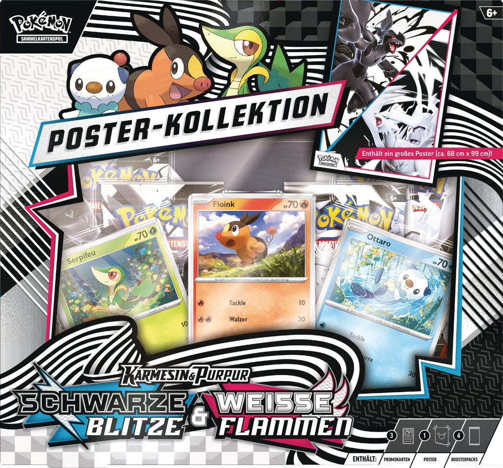 Pokemon Schwarze Blitze & Weiße Flammen: Unova Poster Collection Deutsch