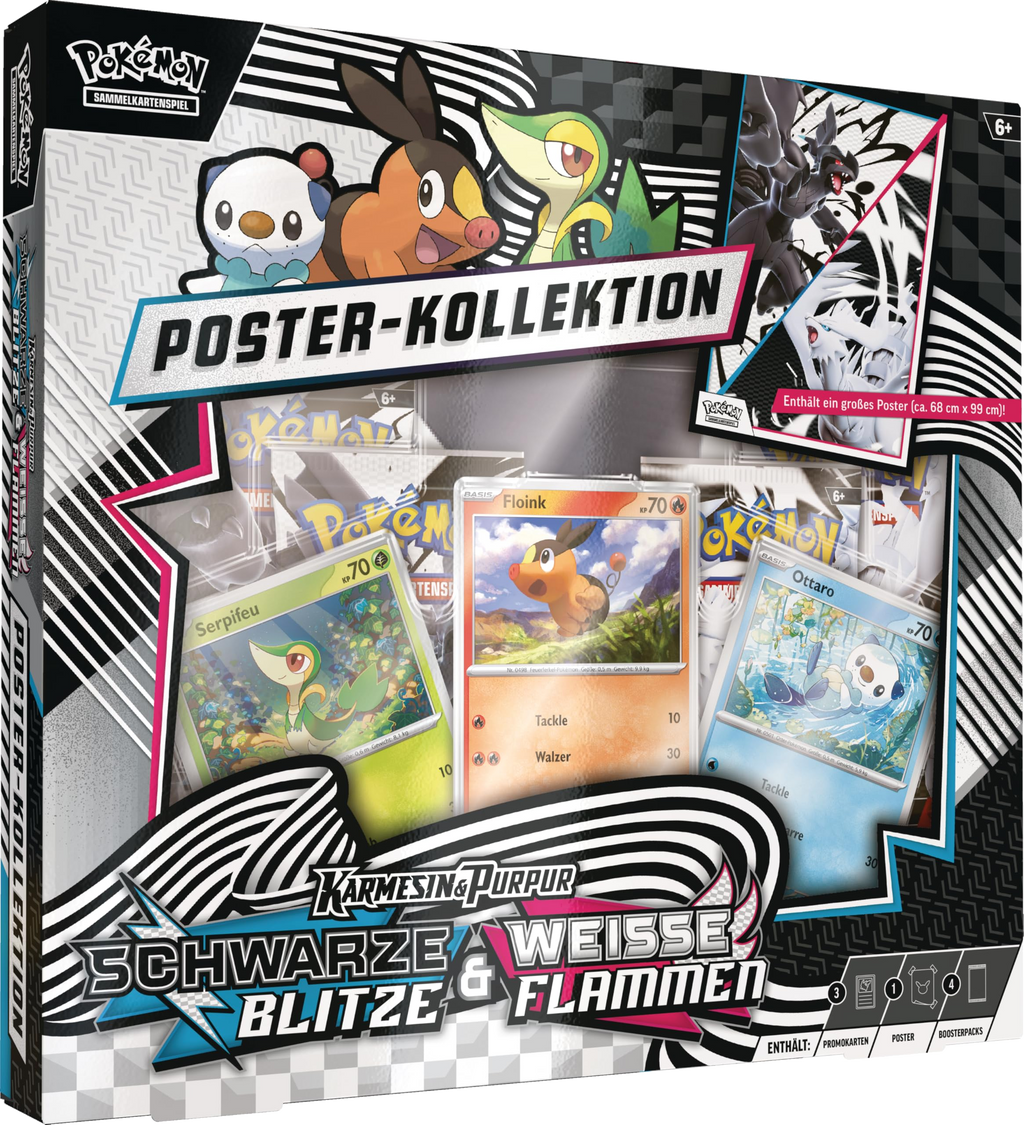 Pokemon Schwarze Blitze & Weiße Flammen: Unova Poster Collection Deutsch