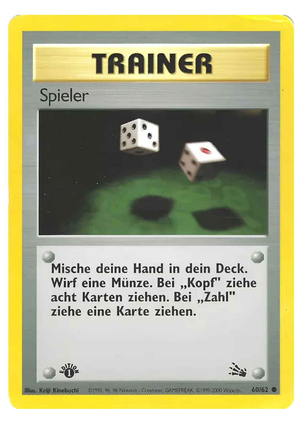 Spieler (FO 60/62) - Grund (BASE): Fossil - Near Mint - Deutsch -tcgdex-de