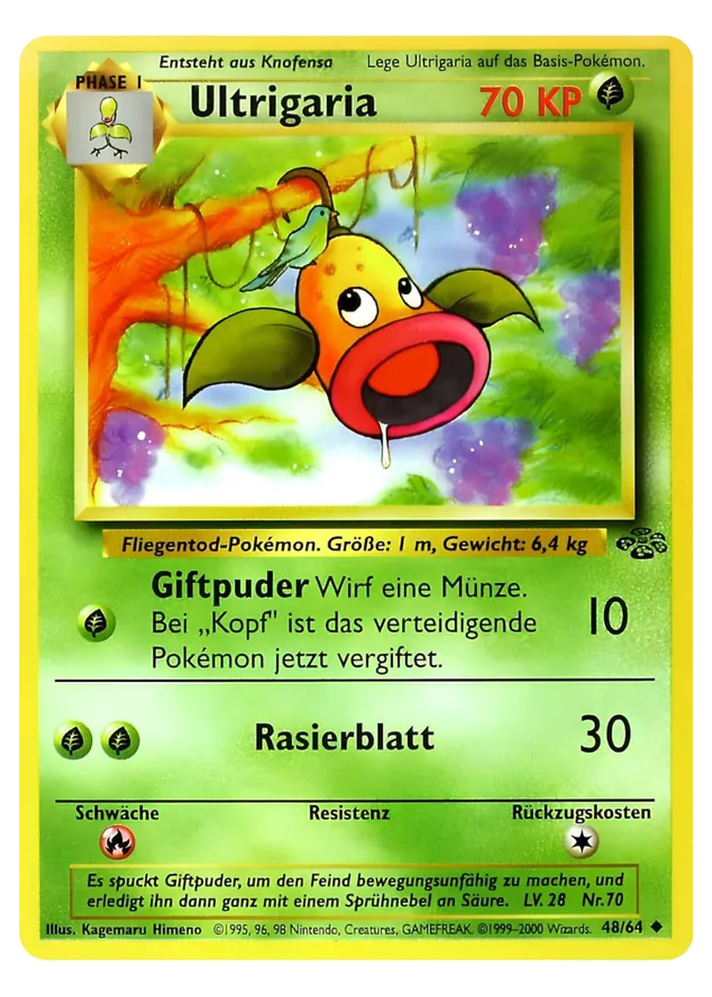 Ultrigaria (JU 48/64) - Grund (BASE): Dschungel - Good - Deutsch -tcgdex-de